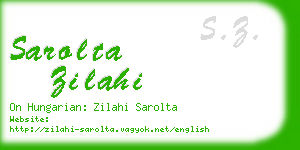 sarolta zilahi business card